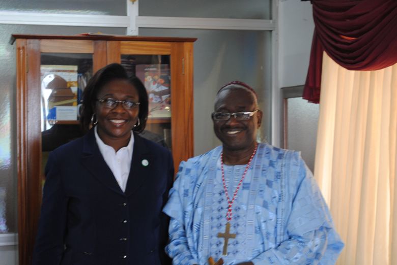 With a former Prelate of the Methodist Church Nigeria