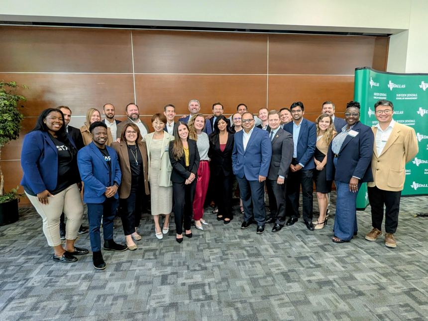 Executive MBA cohort, Naveen Jindal School of Management, UT Dallas